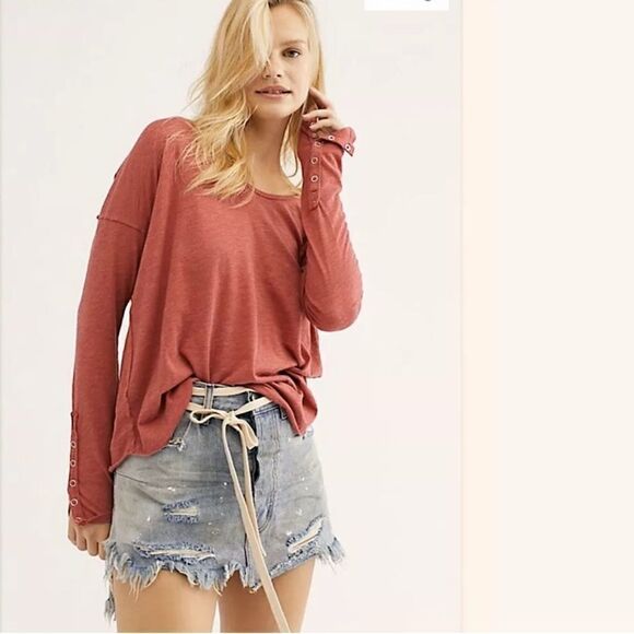 NWOT‎ Free People Blouse - Picture 1 of 8